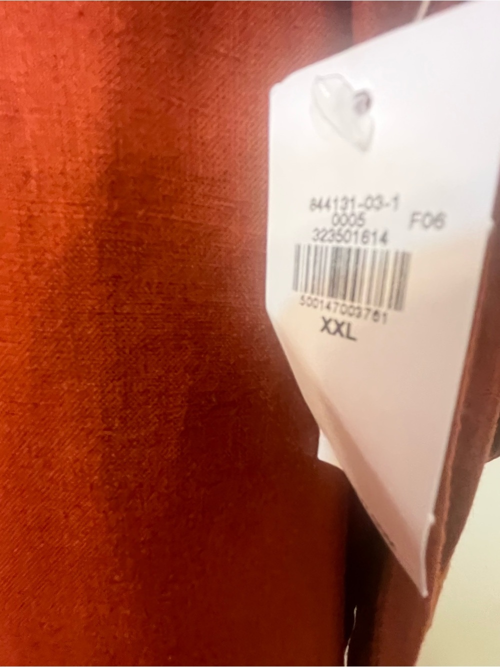 Old Navy Button Down Boyfriend Shirt in Burnt Orange Sz XXL - Picture 7 of 7